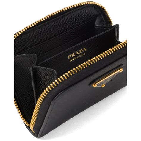 prada saffiano flat card holder|prada saffiano card wallet.